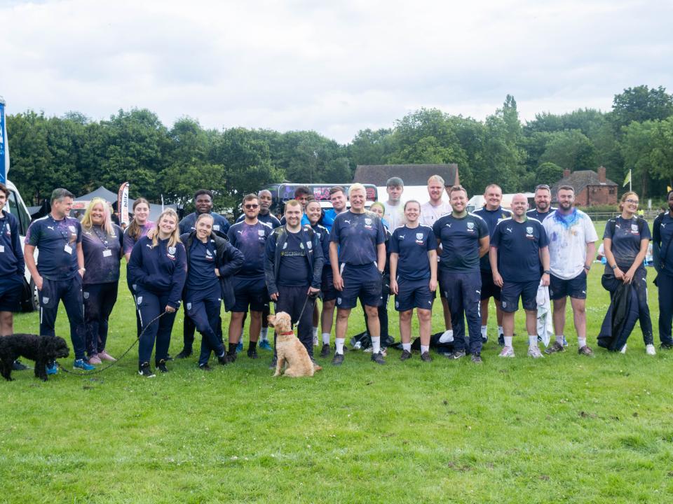 Foundation staff & volunteers group photo.