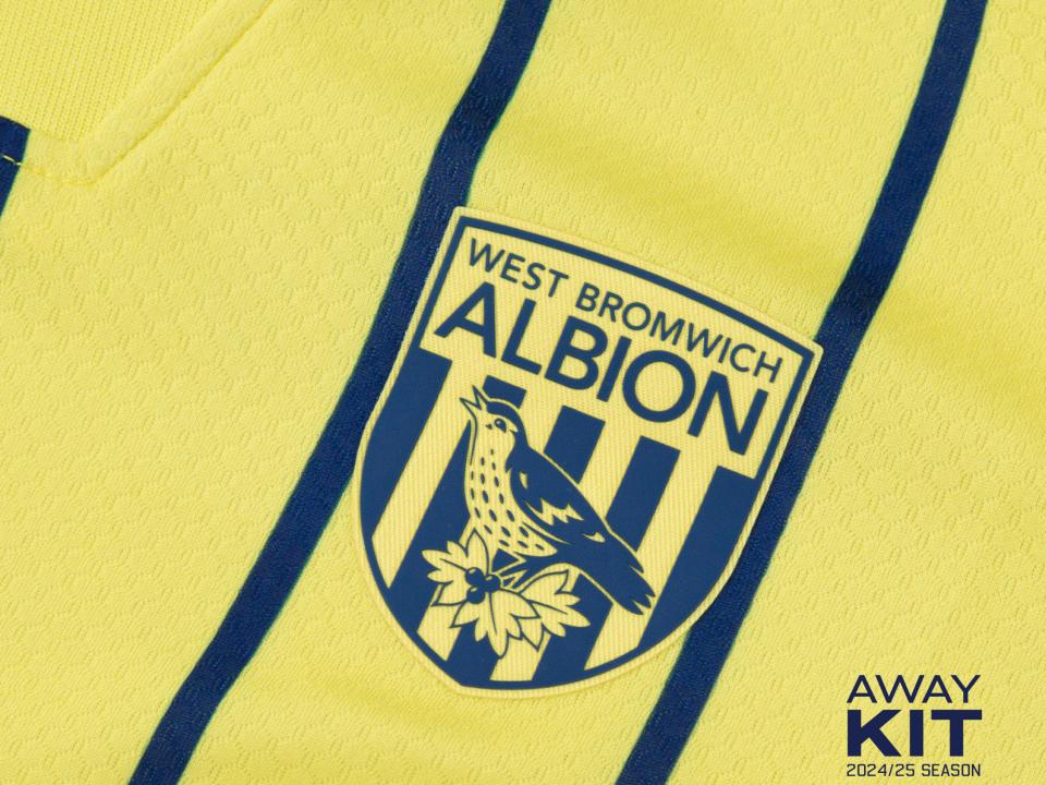 A close-up image of the 2024/25 away kit 