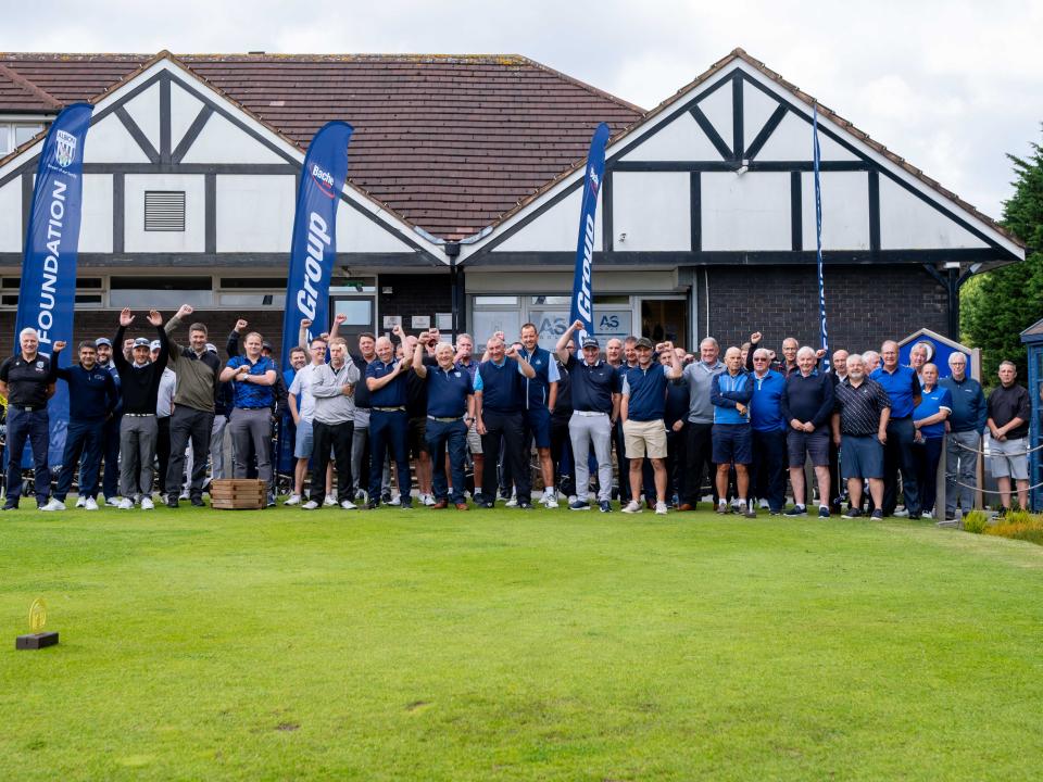 The Albion Foundation Golf Day players get set for a day on the course.