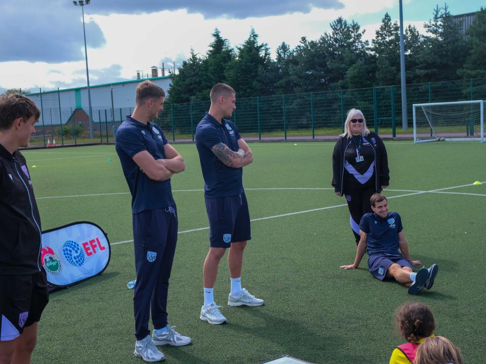 Ted Cann, Caleb Taylor and Jayson Molumby answer questions from camp participants.