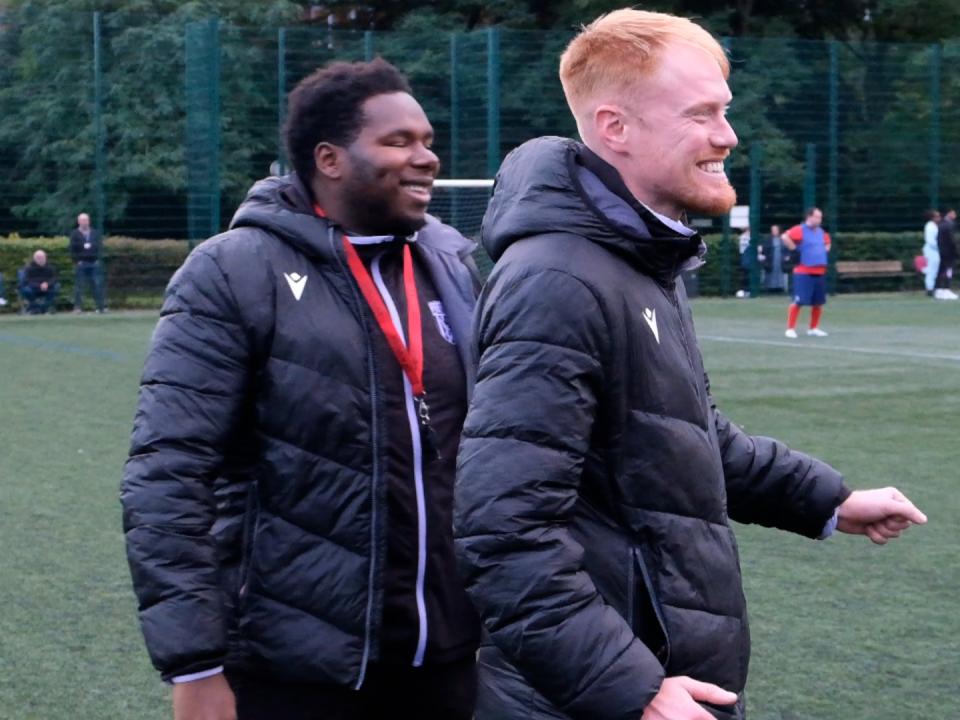 Coach Terrell and Tom.