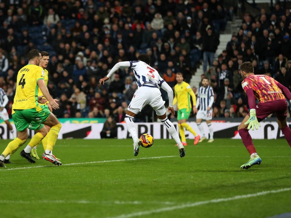 Mason Holgate scores against Norwich City 
