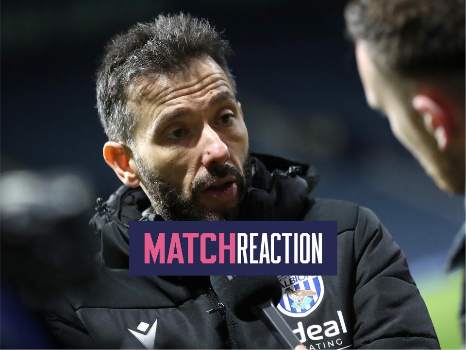 Carlos Corberán is interviewed after Albion's draw against Preston 