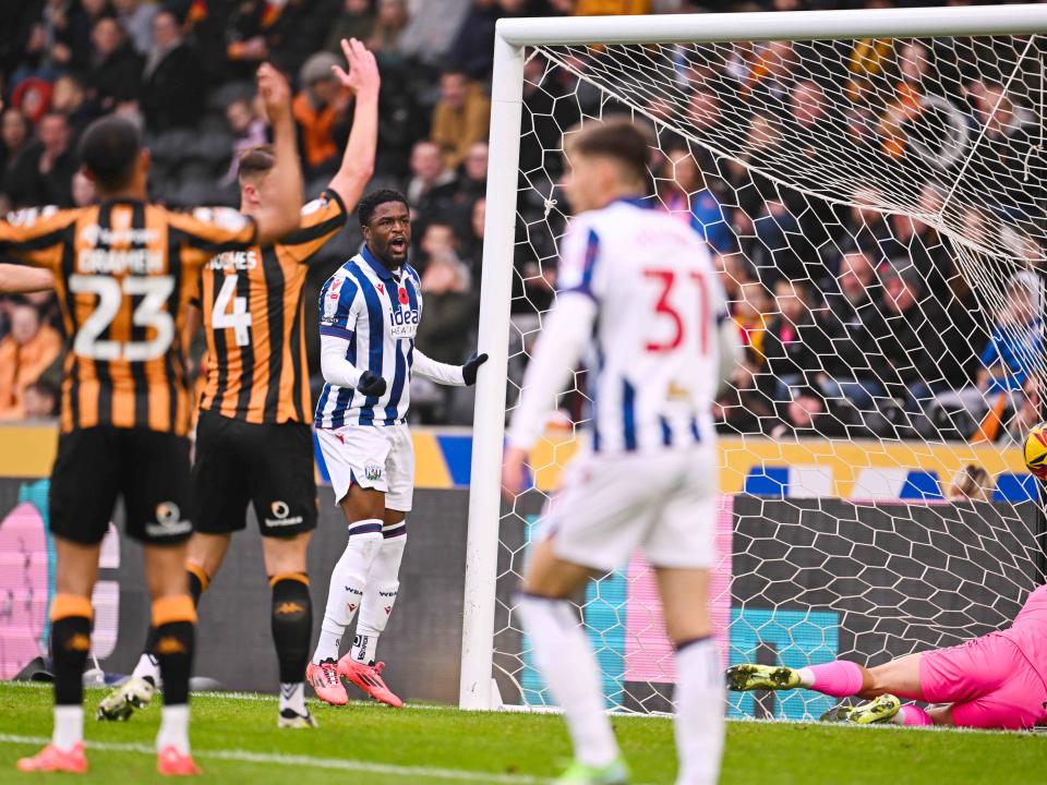 Josh Maja scores against Hull City