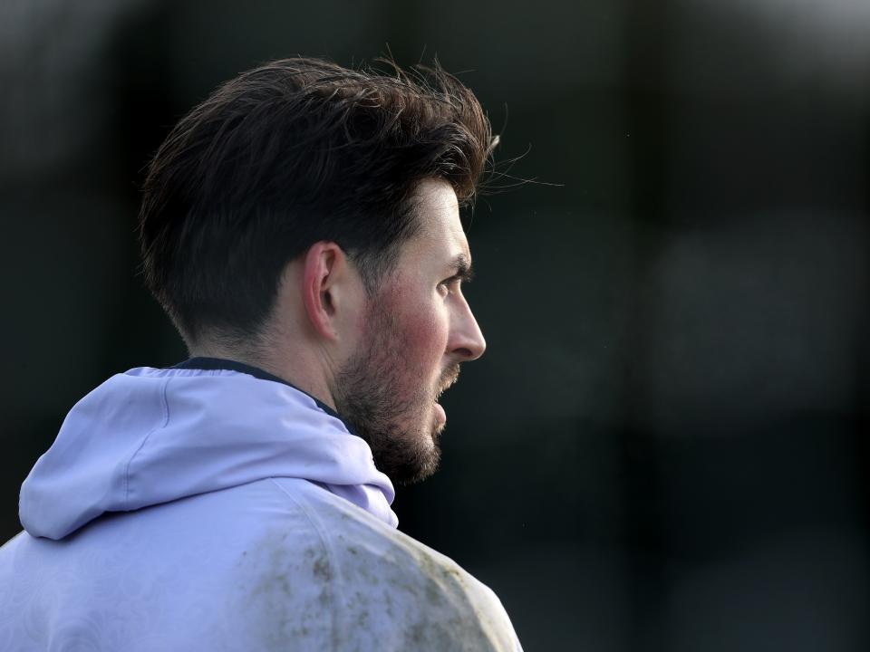 The side of Joe Wildsmith's face 