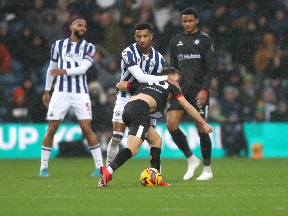 Mason Holgate in action against Bristol City