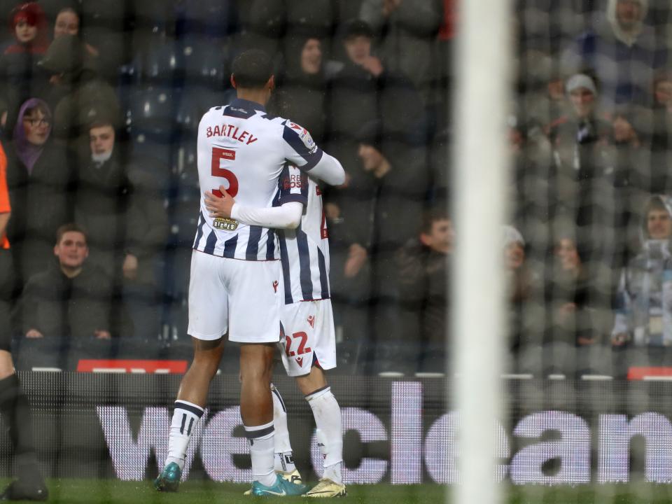 Mikey Johnston celebrates his second goal against Bristol City with Kyle Bartley