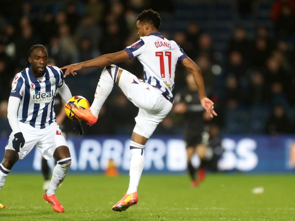 Grady Diangana in action against Bristol City 