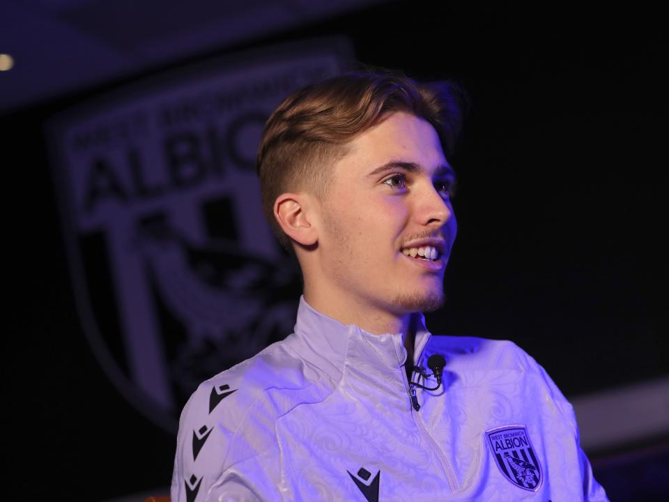 Isaac Price being interviewed by WBA TV