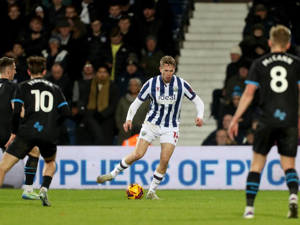 Torbjørn Heggem in action against Preston
