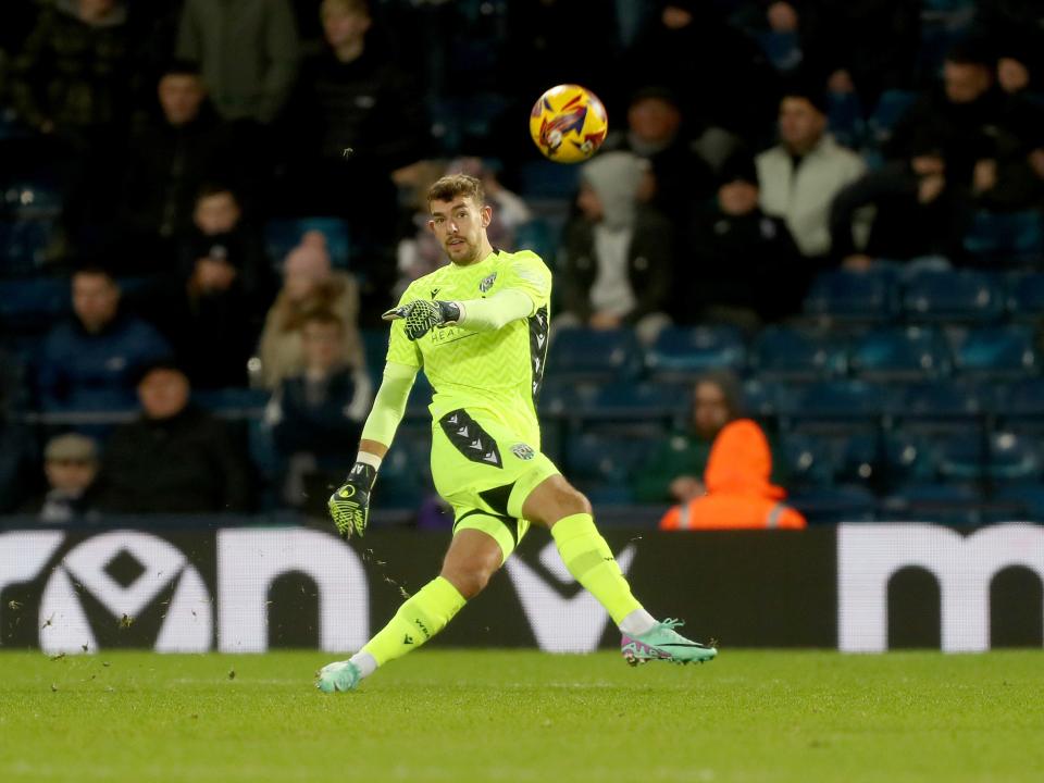 Alex Palmer in action against Preston