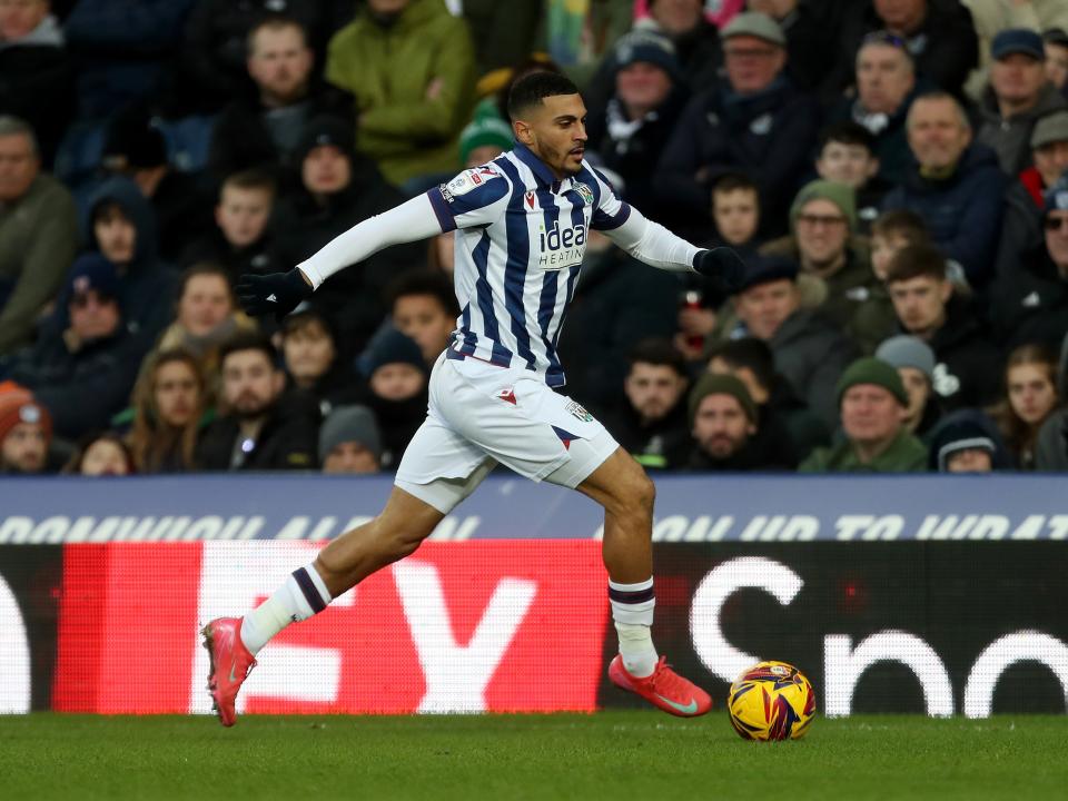Karlan Grant in action against Portsmouth
