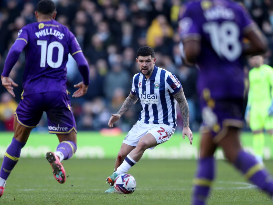 Mikey Johnston in action against Oxford United at The Hawthorns