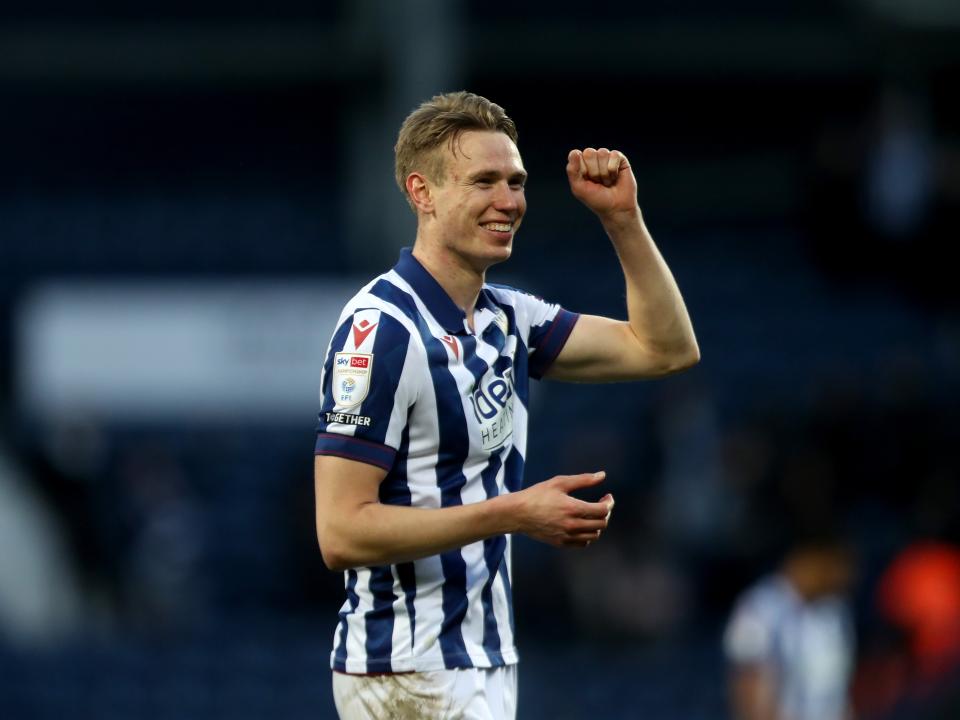 Torbjørn Heggem celebrating after the match against Oxford 