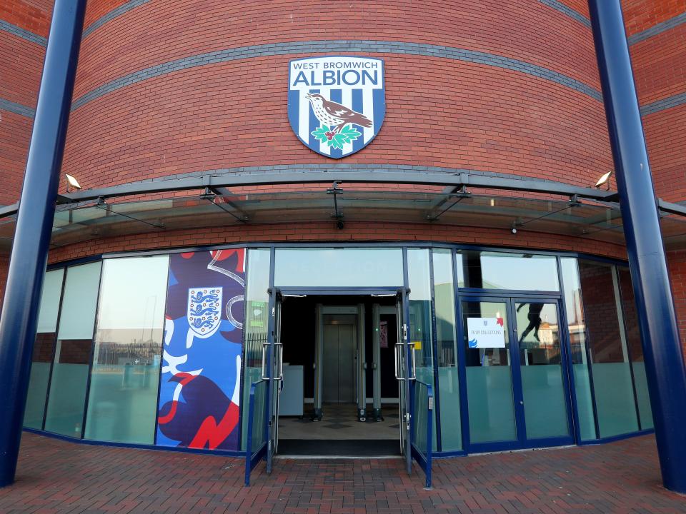 England branding on main reception at The Hawthorns