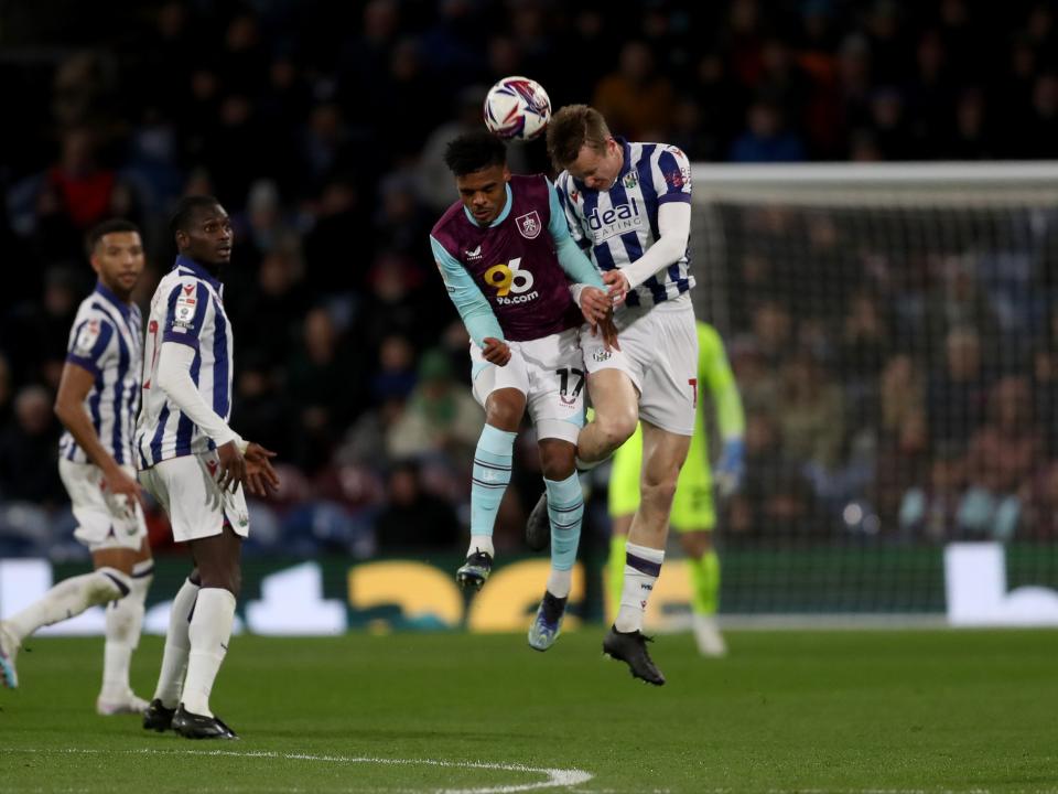 Torbjørn Heggem in action against Burnley 