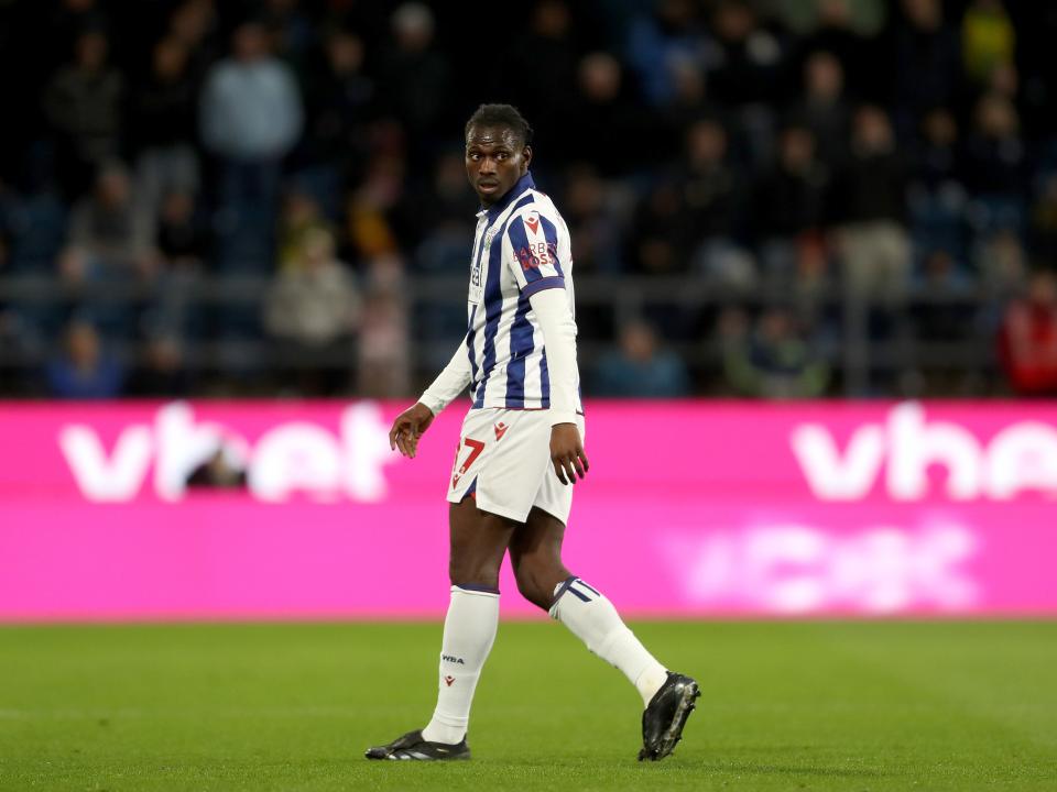 Ousmane Diakité in action against Burnley 