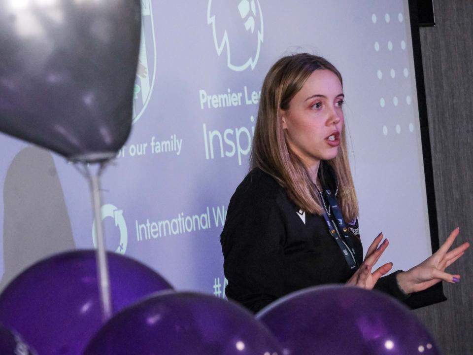 Inspires mentor Ella.