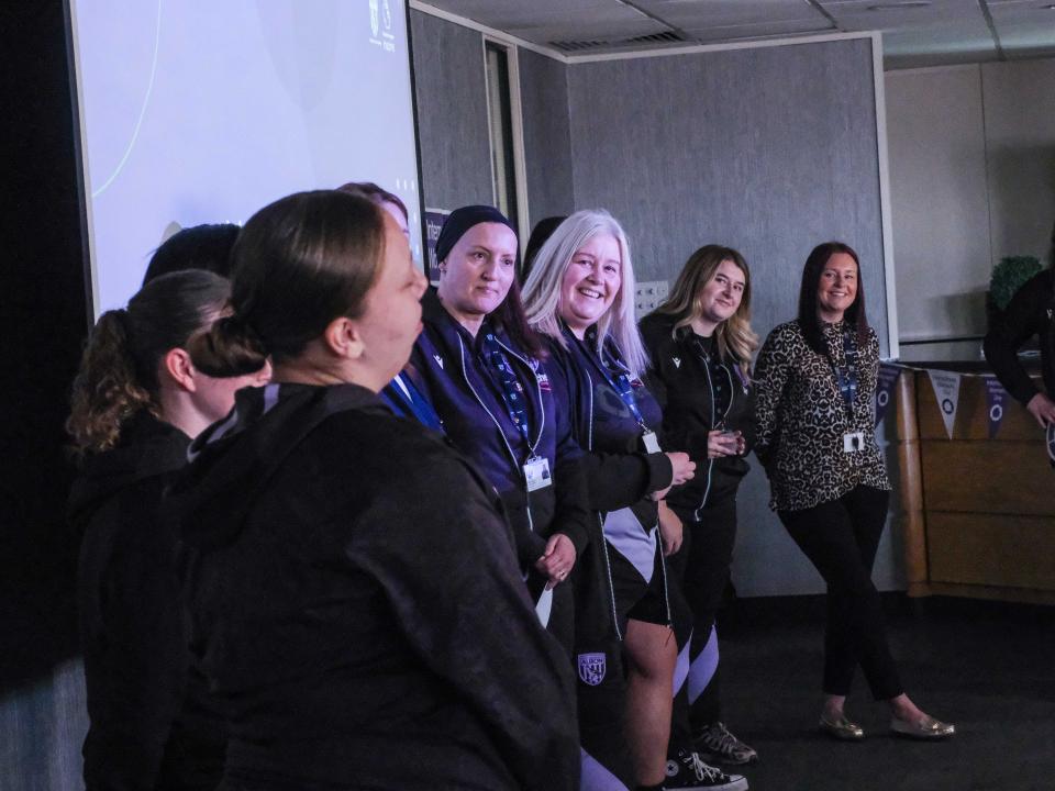 Staff from The Albion Foundation & West Bromwich Albion FC.