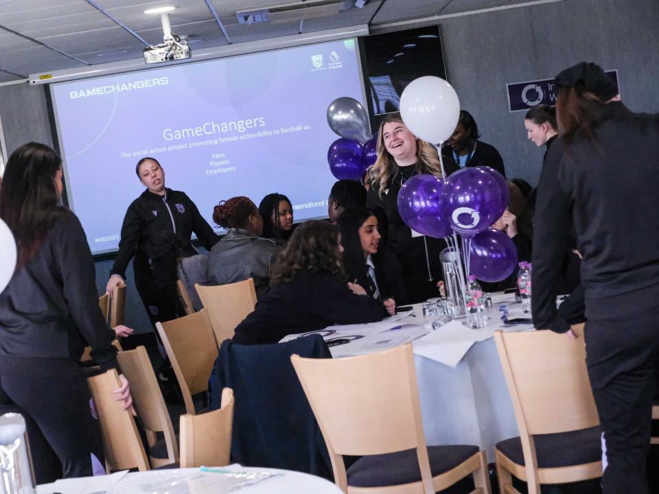 International Women's Day event.