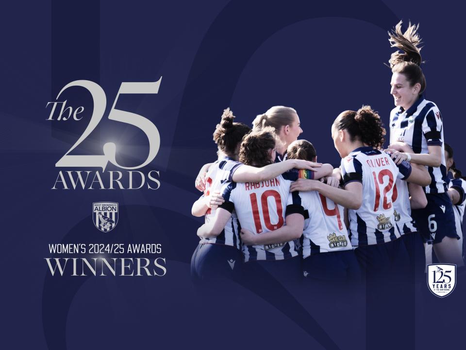 Albion Women's 2024/25 awards winners