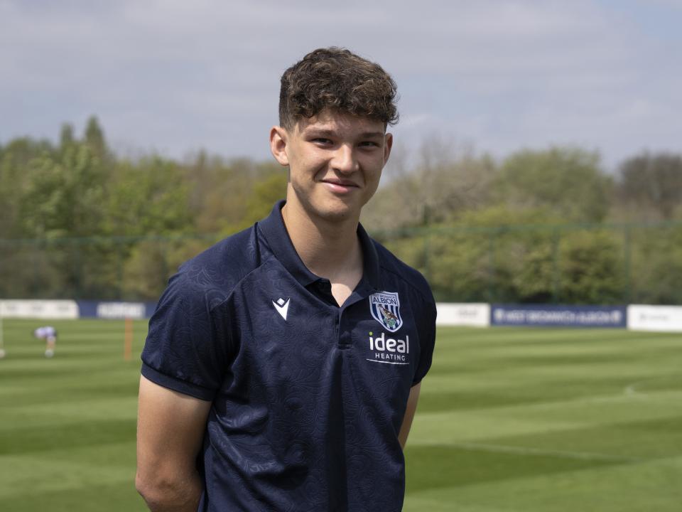 A photo of young defender Noah DuPont at the Albion training ground
