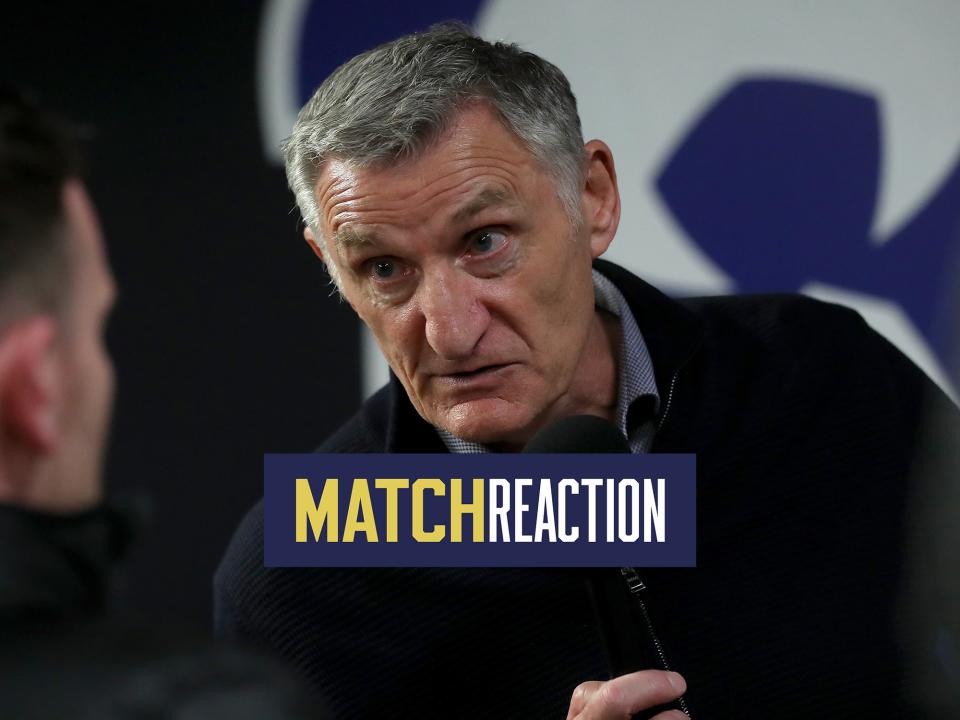 Tony Mowbray is interviewed after Albion's draw at Bristol City 