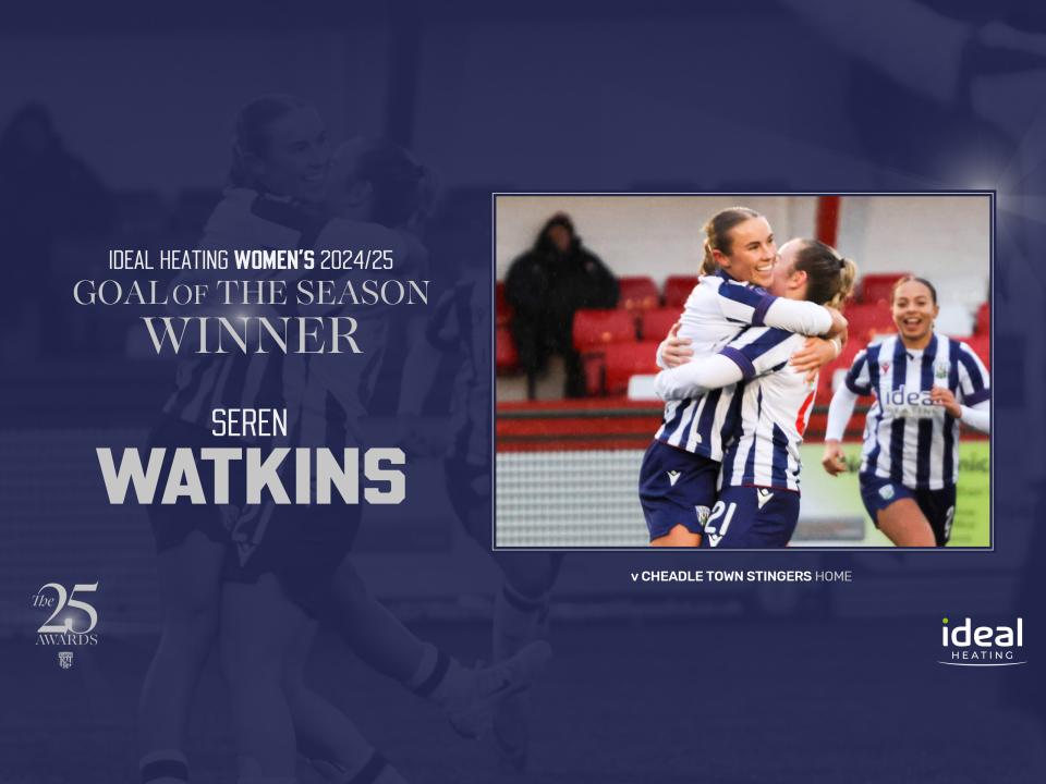 Seren Watkins strike named Women's Goal of the Season