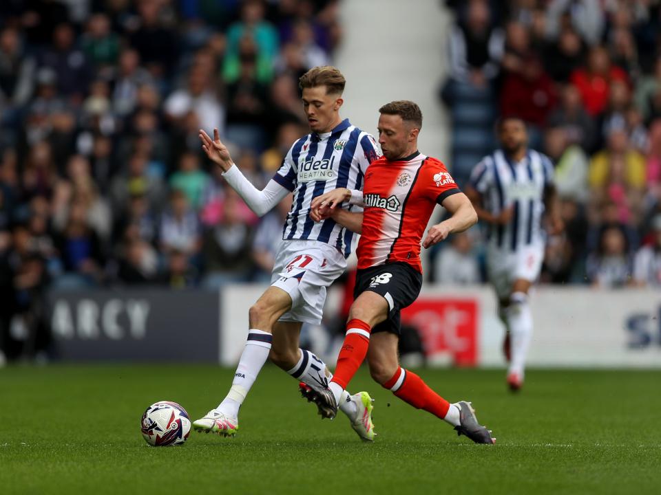 Isaac Price in action against Luton