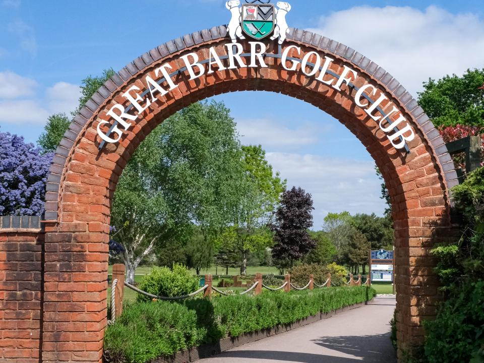 Entrance Arch of the Great Barr Golf Club