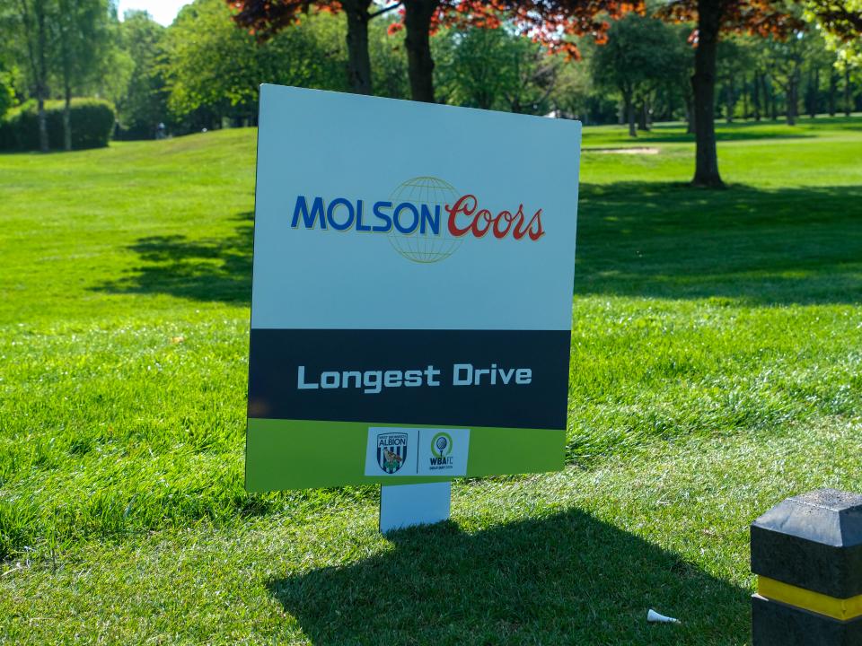 Longest Drive Sign - Molson Coors