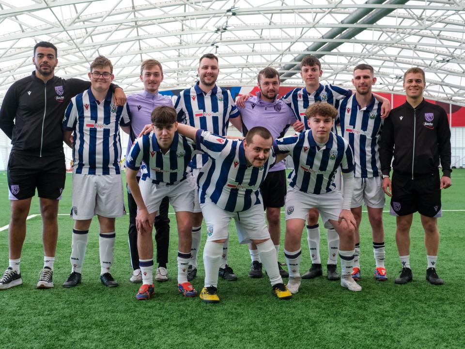 Our Cerebral Palsy team at St George's Park.