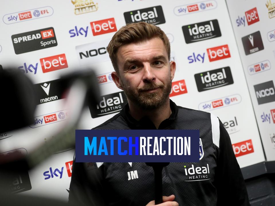 James Morrison is interviewed after Albion's win against Luton Town