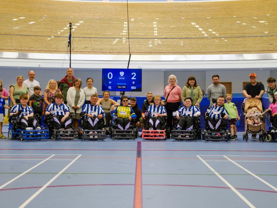 Albion PFC pose for a photo.