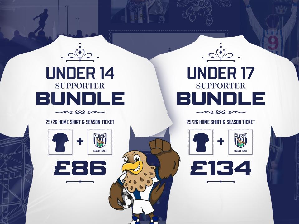 U14s and U17s Supporter Bundle