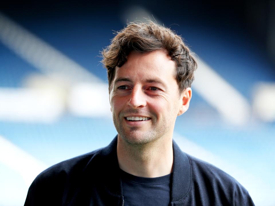 Ryan Mason at The Hawthorns smiling 