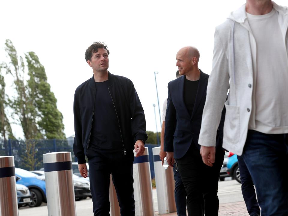 Ryan Mason arriving at The Hawthorns