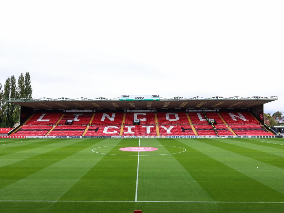 An image of Lincoln City's LNER Stadium