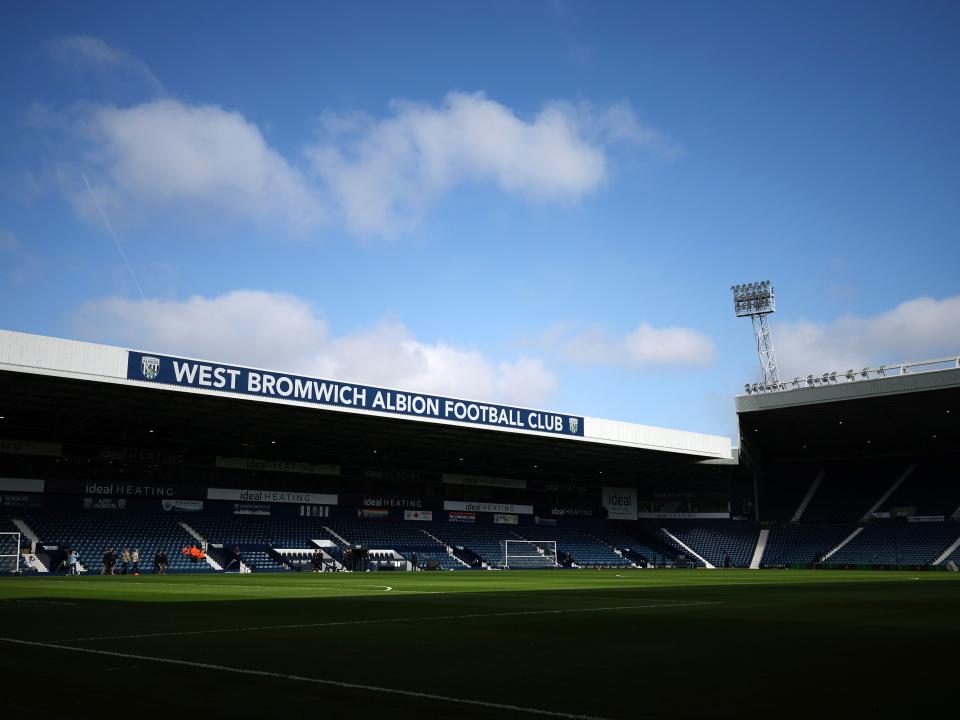 A general view of The Hawthorns' West Stand