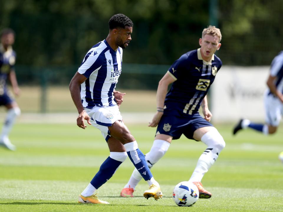 Darnell Furlong in action against Port Vale 