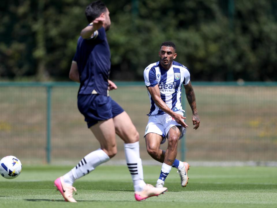 Karlan Grant in action against Port Vale