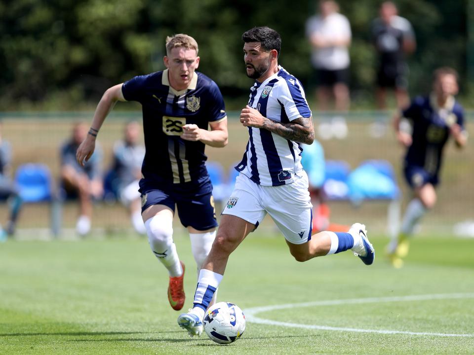 Alex Mowatt in action against Port Vale