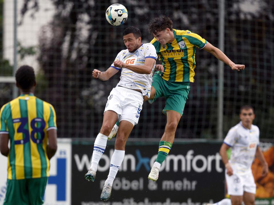Alex Williams in action against Dynamo Kyiv in pre-season in Austria 