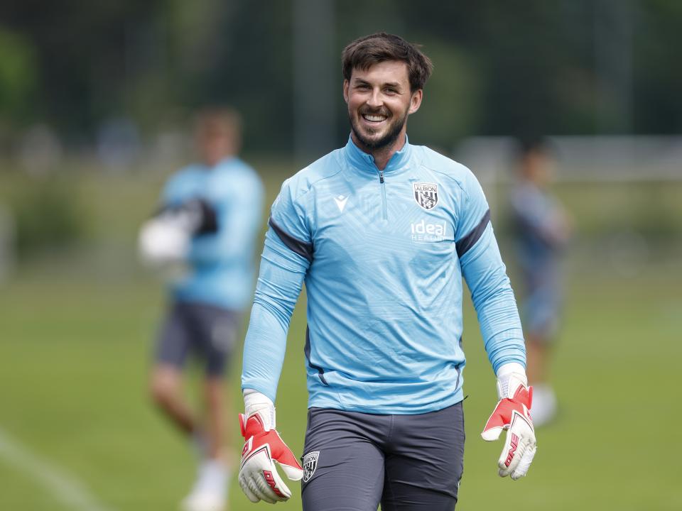 Joe Wildsmith smiling during a training session in Austria