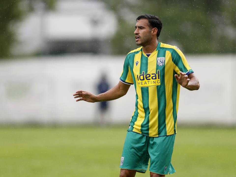 Gianluca Frabotta in action against Dynamo Kyiv in pre-season in Austria 