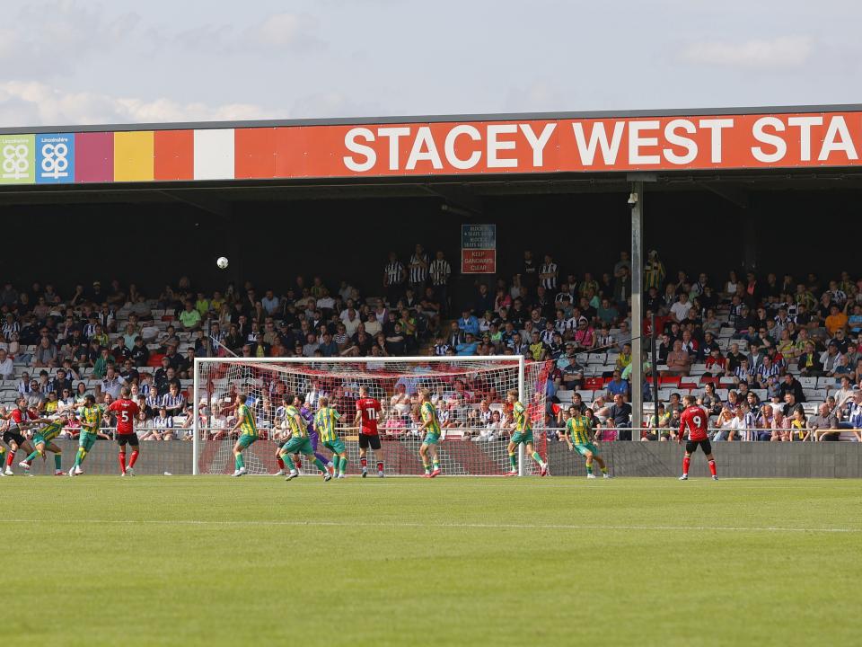 A photo of Albion supporters