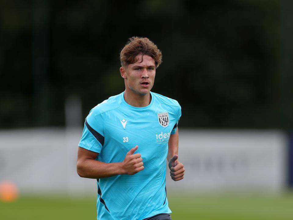 A photo of Albion youngster Cole Deeming in pre-season action out in Austria