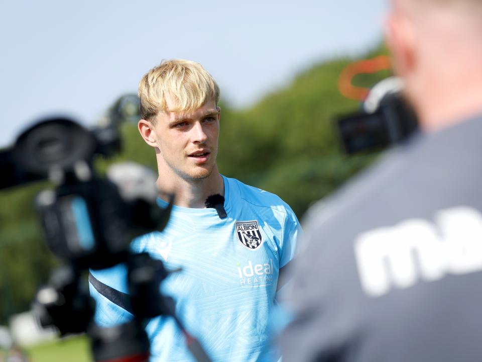 Toby Collyer is interviewed by WBA TV 