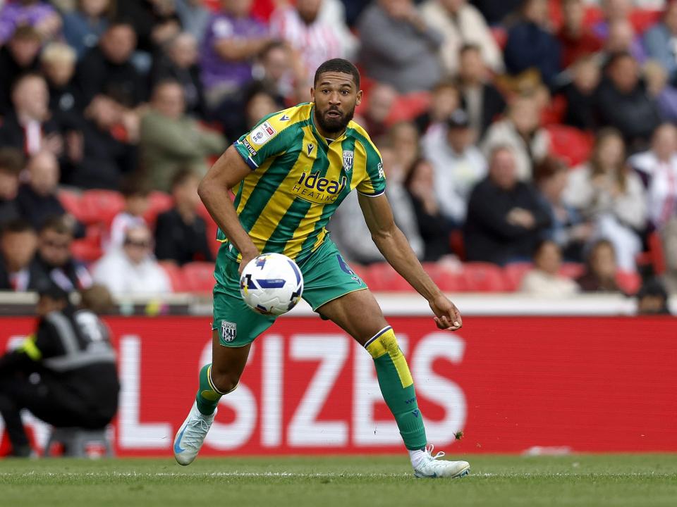 George Campbell in action against Stoke 