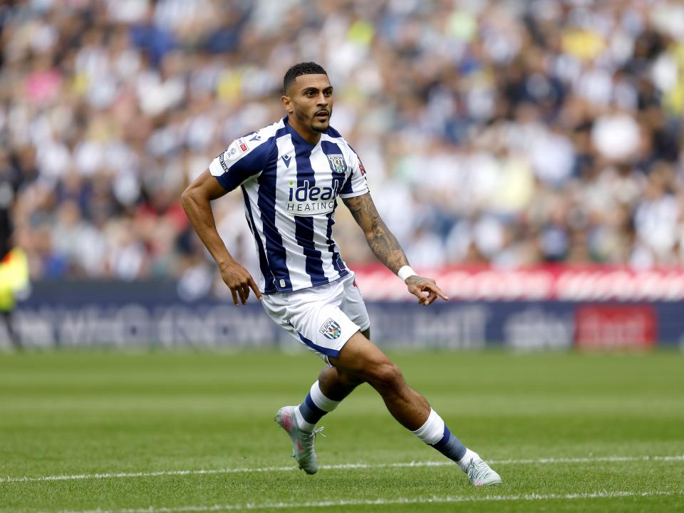 Karlan Grant in action against Blackburn